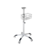 Supporto per monitor su rotelle