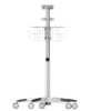 Supporto per monitor su rotelle